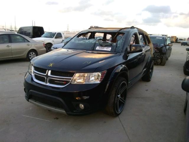 3C4PDCBB1ET229381 - 2014 DODGE JOURNEY SX BLACK photo 2