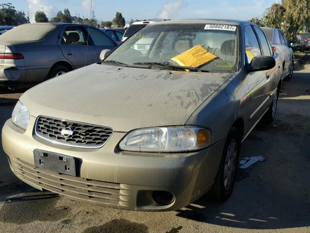 3N1CB51D91L519139 - 2001 NISSAN SENTRA XE BROWN photo 2