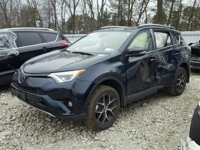 JTMJFREVXHJ140901 - 2017 TOYOTA RAV4 SE BLUE photo 2