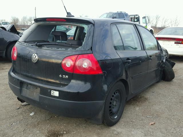 WVWDA91K98W331574 - 2008 VOLKSWAGEN RABBIT BLACK photo 4