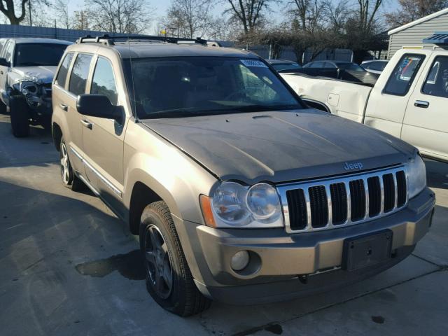 1J8HR58N55C573870 - 2005 JEEP GRAND CHER BROWN photo 1