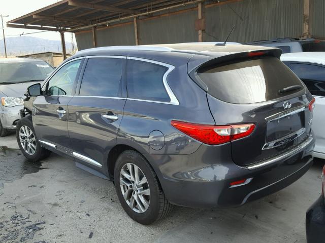 5N1AL0MN3EC552773 - 2014 INFINITI QX60 GRAY photo 3