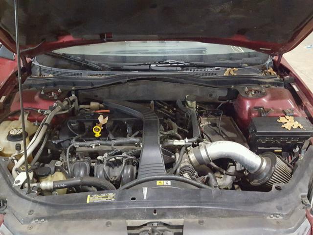 3FAFP07Z56R108946 - 2006 FORD FUSION SE RED photo 7