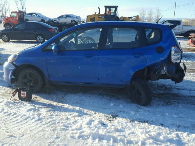 JHMGD37288S803617 - 2008 HONDA FIT DX BLUE photo 9