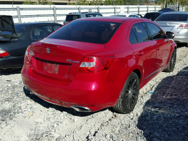 JS2RE9A35C6101340 - 2012 SUZUKI KIZASHI SE RED photo 4