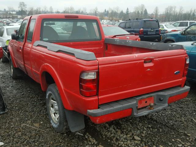 1FTYR14U31PA89115 - 2001 FORD RANGER SUP RED photo 3