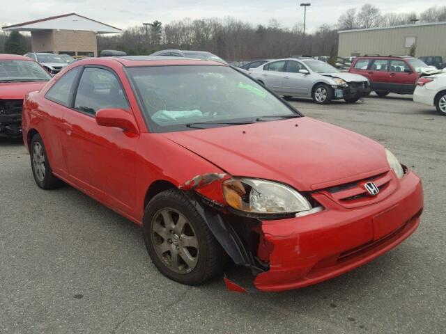 1HGEM21953L042588 - 2003 HONDA CIVIC EX RED photo 1