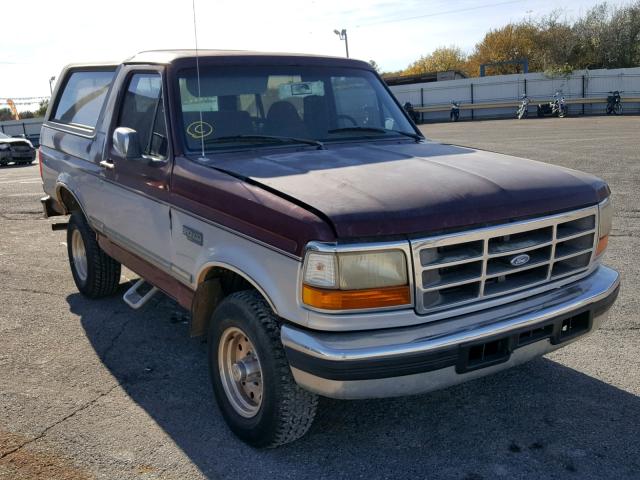 1FMEU15H3TLB71953 - 1996 FORD BRONCO U10 MAROON photo 1