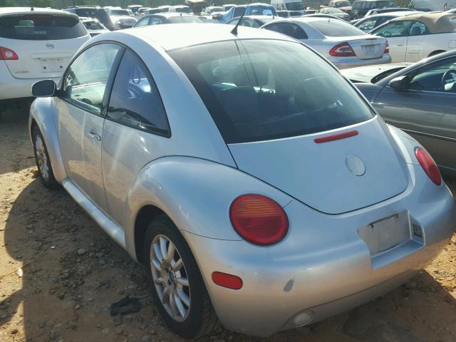 3VWCK31C34M422524 - 2004 VOLKSWAGEN NEW BEETLE SILVER photo 3