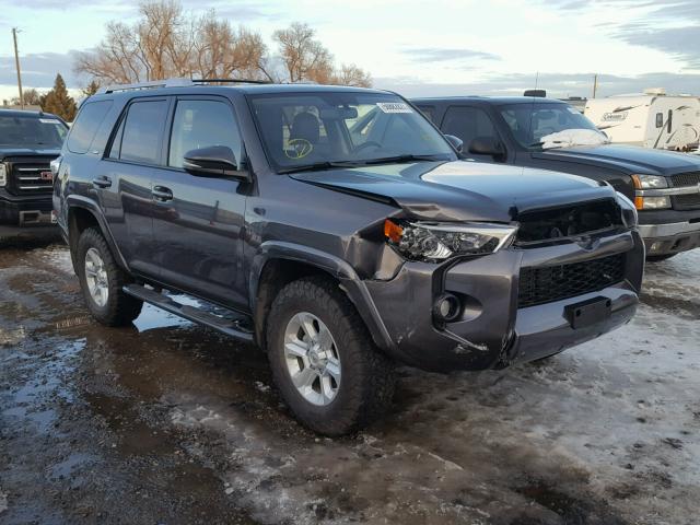 JTEBU5JR7G5298157 - 2016 TOYOTA 4RUNNER SR GRAY photo 1