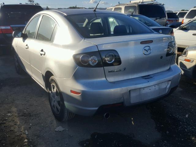 JM1BK12F371722013 - 2007 MAZDA 3 I SILVER photo 3