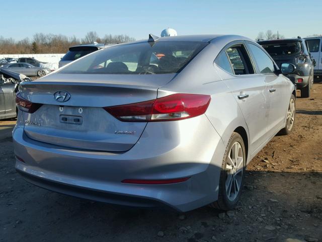 5NPD84LF9HH102123 - 2017 HYUNDAI ELANTRA SE GRAY photo 4