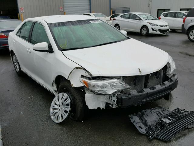 4T4BF1FK4ER439628 - 2014 TOYOTA CAMRY L WHITE photo 1