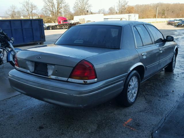 2FAFP74W93X224053 - 2003 FORD CROWN VICT GRAY photo 4