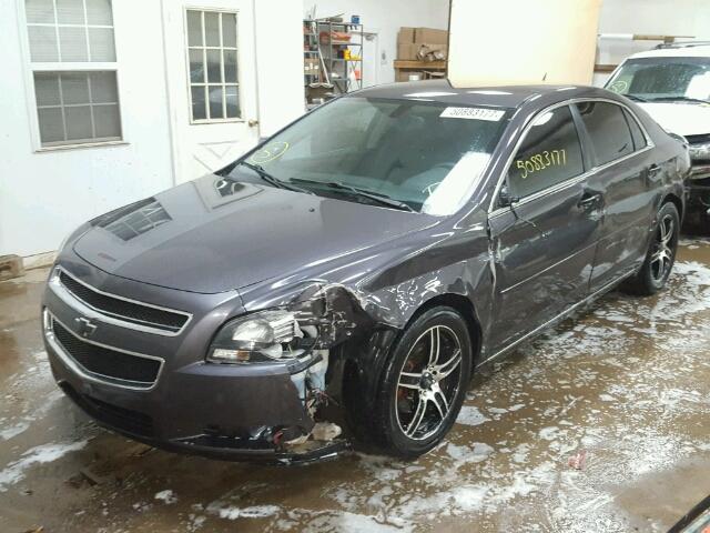 1G1ZC5EB4AF255988 - 2010 CHEVROLET MALIBU 1LT 灰色 照片 2