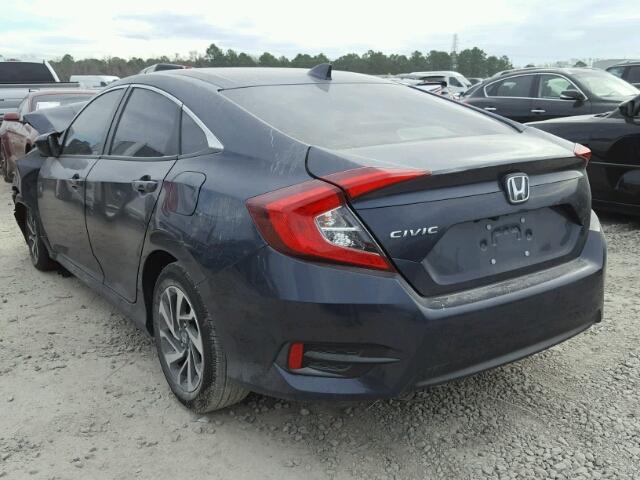 19XFC2F78HE082502 - 2017 HONDA CIVIC EX BLUE photo 3