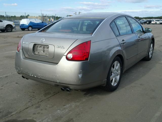 1N4BA41E64C847915 - 2004 NISSAN MAXIMA SE GRAY photo 4