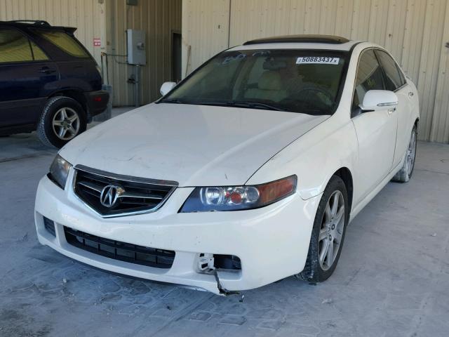 JH4CL96895C002596 - 2005 ACURA TSX WHITE photo 2