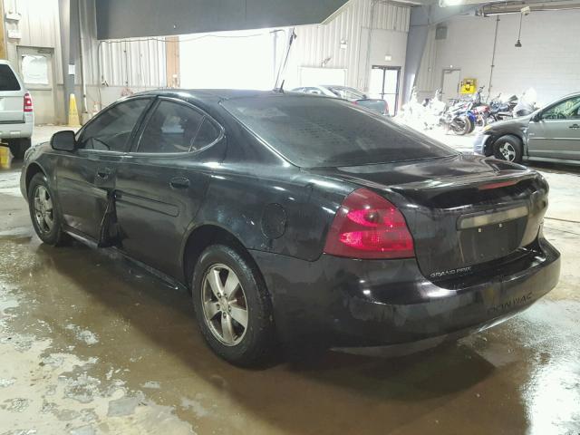 2G2WP552281101252 - 2008 PONTIAC GRAND PRIX BLACK photo 3