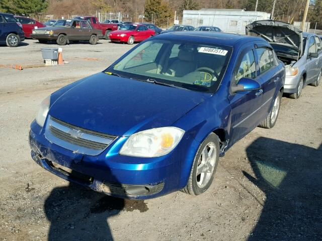 1G1AZ52F757587247 - 2005 CHEVROLET COBALT LT BLUE photo 2