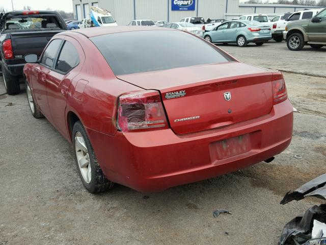 2B3KA43G07H679913 - 2007 DODGE CHARGER SE RED photo 3