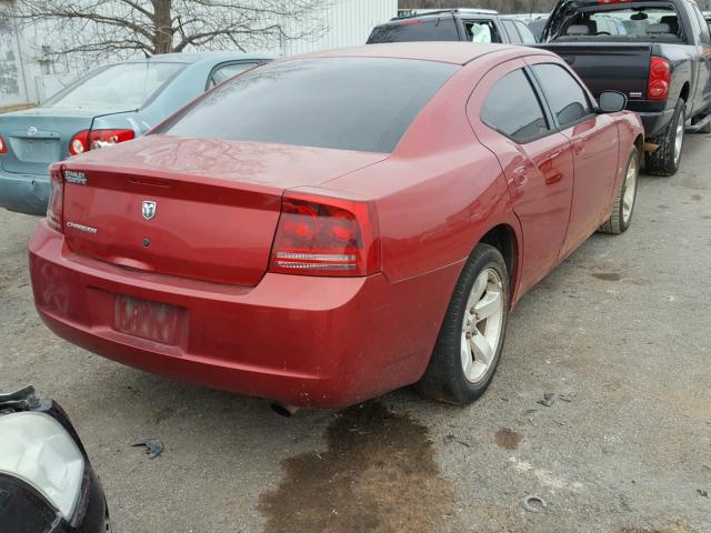 2B3KA43G07H679913 - 2007 DODGE CHARGER SE RED photo 4