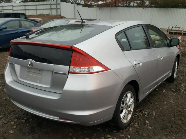 JHMZE2H77AS001835 - 2010 HONDA INSIGHT EX SILVER photo 4