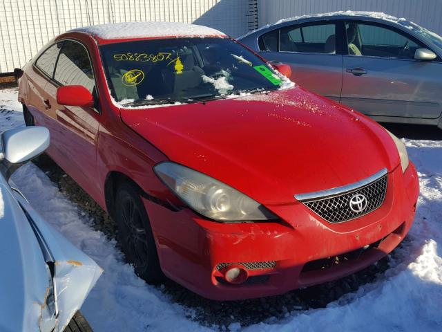 4T1CE30P07U759579 - 2007 TOYOTA CAMRY SOLA RED photo 1