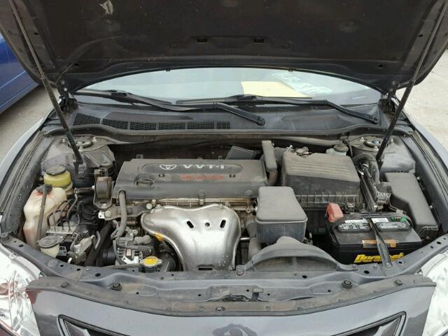 4T1BE46K19U361958 - 2009 TOYOTA CAMRY BASE CHARCOAL photo 7