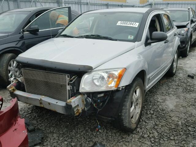 1B3HB48BX7D545959 - 2007 DODGE CALIBER SX SILVER photo 2