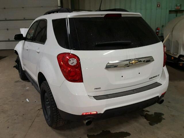 2GNFLNE31D6309255 - 2013 CHEVROLET EQUINOX LT WHITE photo 3