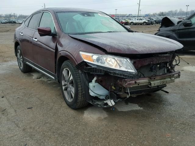 5J6TF2H58EL000710 - 2014 HONDA CROSSTOUR BURGUNDY photo 1