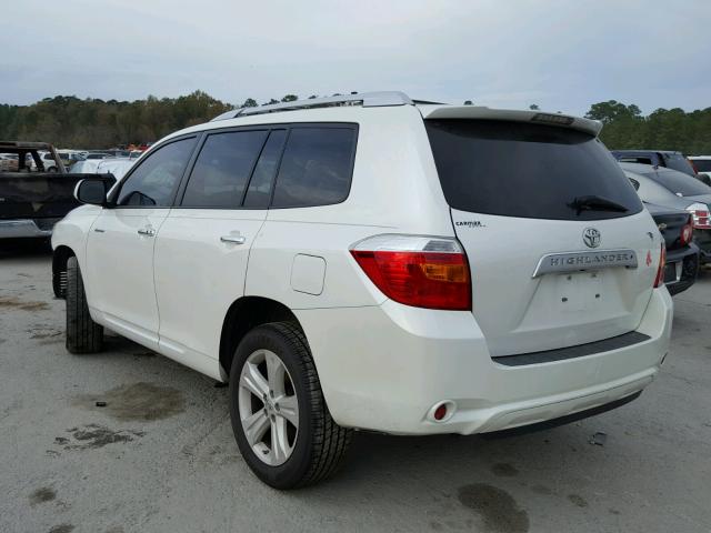 5TDYK3EH1AS006739 - 2010 TOYOTA HIGHLANDER CREAM photo 3