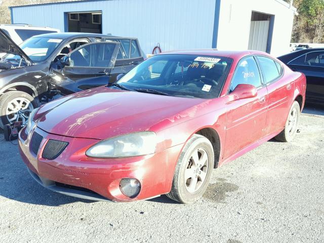 2G2WP552361199768 - 2006 PONTIAC GRAND PRIX წითელი ფოტო 2