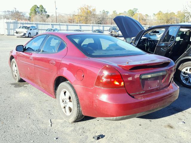 2G2WP552361199768 - 2006 PONTIAC GRAND PRIX RED photo 3