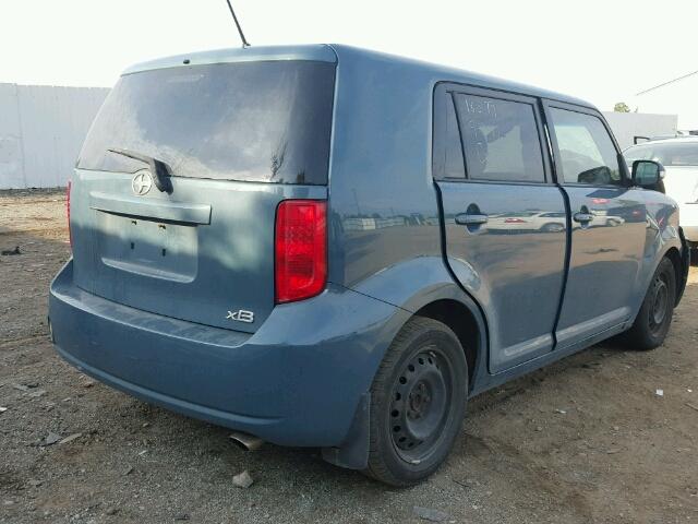 JTLKE50EX91087727 - 2009 TOYOTA SCION XB BLUE photo 4