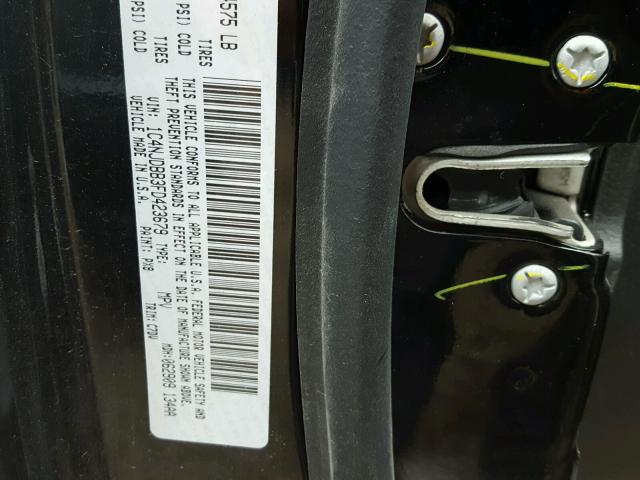 1C4NJDBB3FD423679 - 2015 JEEP COMPASS SP CHARCOAL photo 10