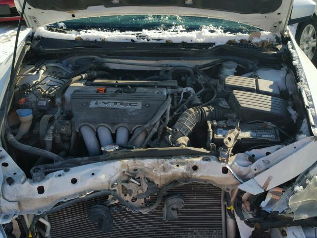 1HGCM56464A141830 - 2004 HONDA ACCORD LX WHITE photo 7