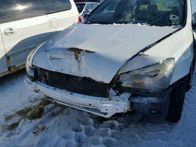 1HGCM56464A141830 - 2004 HONDA ACCORD LX WHITE photo 9