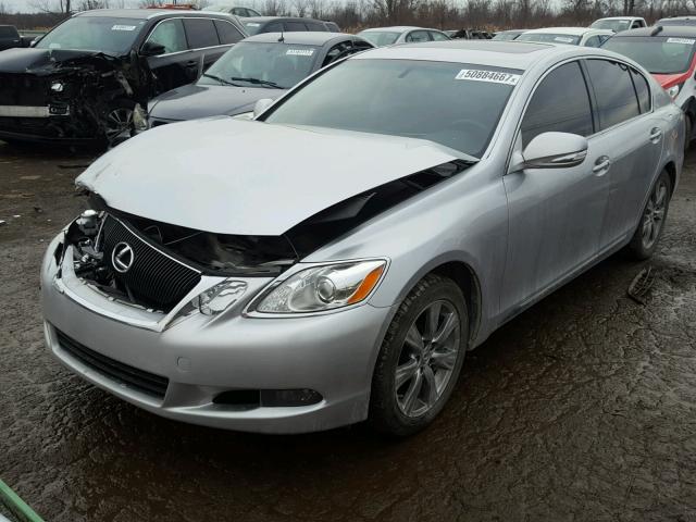 JTHCE96S380014402 - 2008 LEXUS GS 350 SILVER photo 2