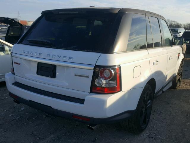 SALSH2E49DA779044 - 2013 LAND ROVER RANGE ROVE WHITE photo 4