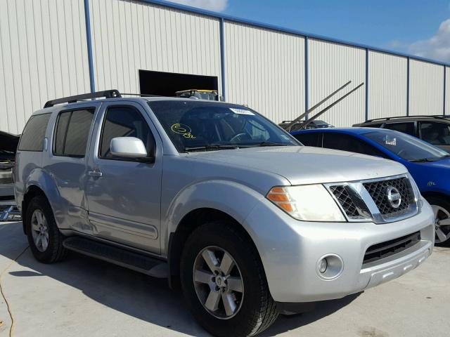 5N1AR18U58C646180 - 2008 NISSAN PATHFINDER SILVER photo 1