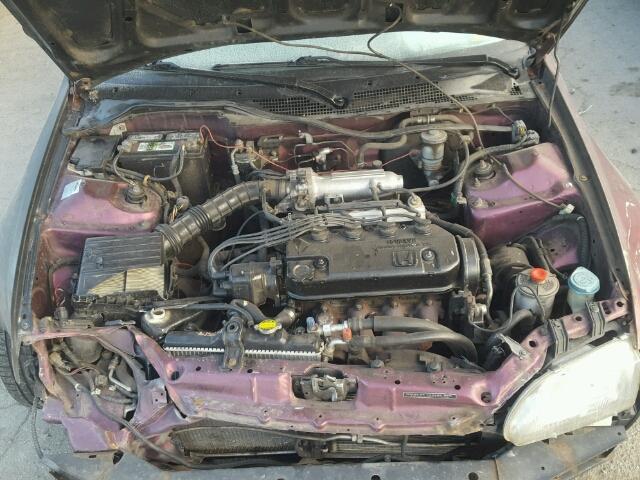 2HGEJ222XRH532251 - 1994 HONDA CIVIC DX PURPLE photo 7