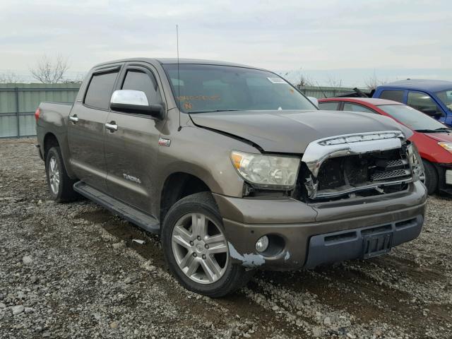 5TFDV58138X039035 - 2008 TOYOTA TUNDRA CRE GREEN photo 1