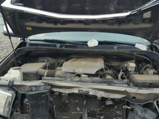 5TFDV58138X039035 - 2008 TOYOTA TUNDRA CRE GREEN photo 7