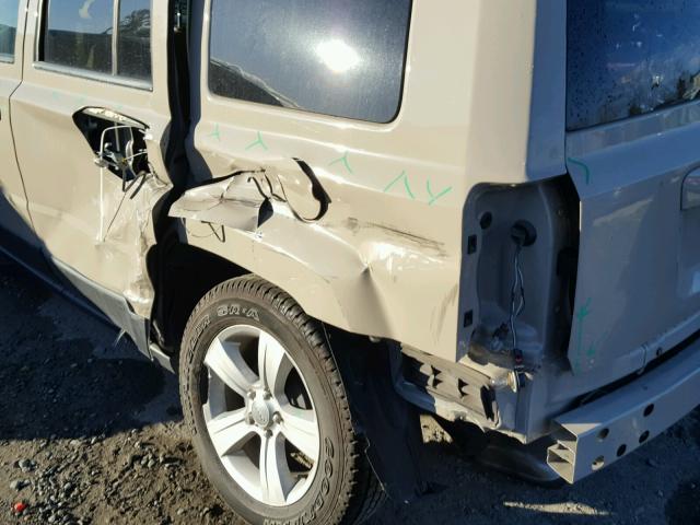 1C4NJPBBXGD749658 - 2016 JEEP PATRIOT SP CREAM photo 9