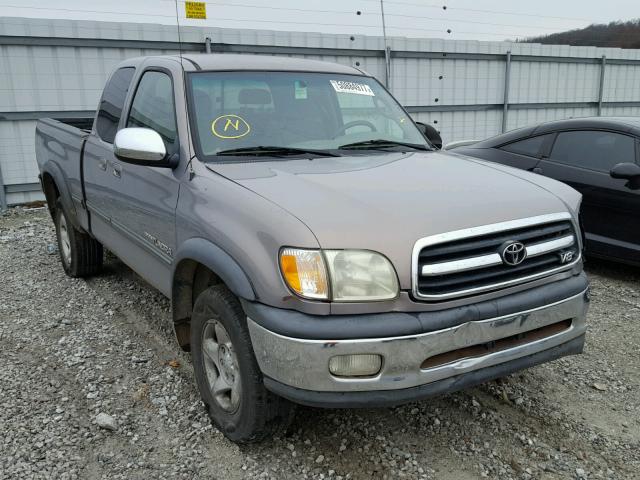 5TBRT34122S320934 - 2002 TOYOTA TUNDRA ACC SILVER photo 1