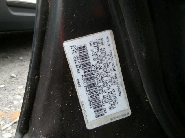 4T1SK12E7PU266633 - 1993 TOYOTA CAMRY LE მწვანე ფოტო 10