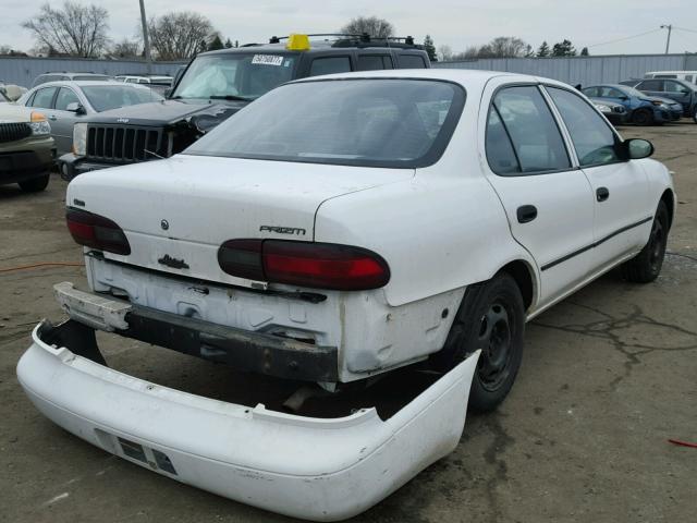 1Y1SK5269VZ446759 - 1997 GEO PRIZM BASE WHITE photo 4