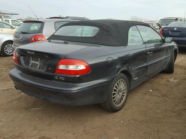 YV1NC63D74J043212 - 2004 VOLVO C70 LPT BLACK photo 4